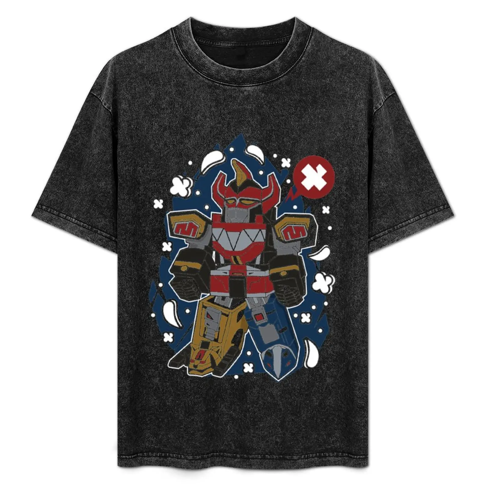 

Megazord Pop Art T-Shirt Big and Tall Casual T-Shirt