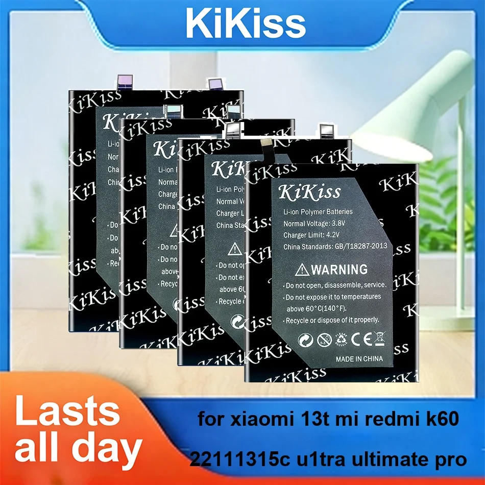 

5500-6500mAh Battery BM5M BM5L BN5S ( 2 Pieces ) For Xiaomi 13T For MI For Redmi K60 22111315C u1tra Ultimate Pro