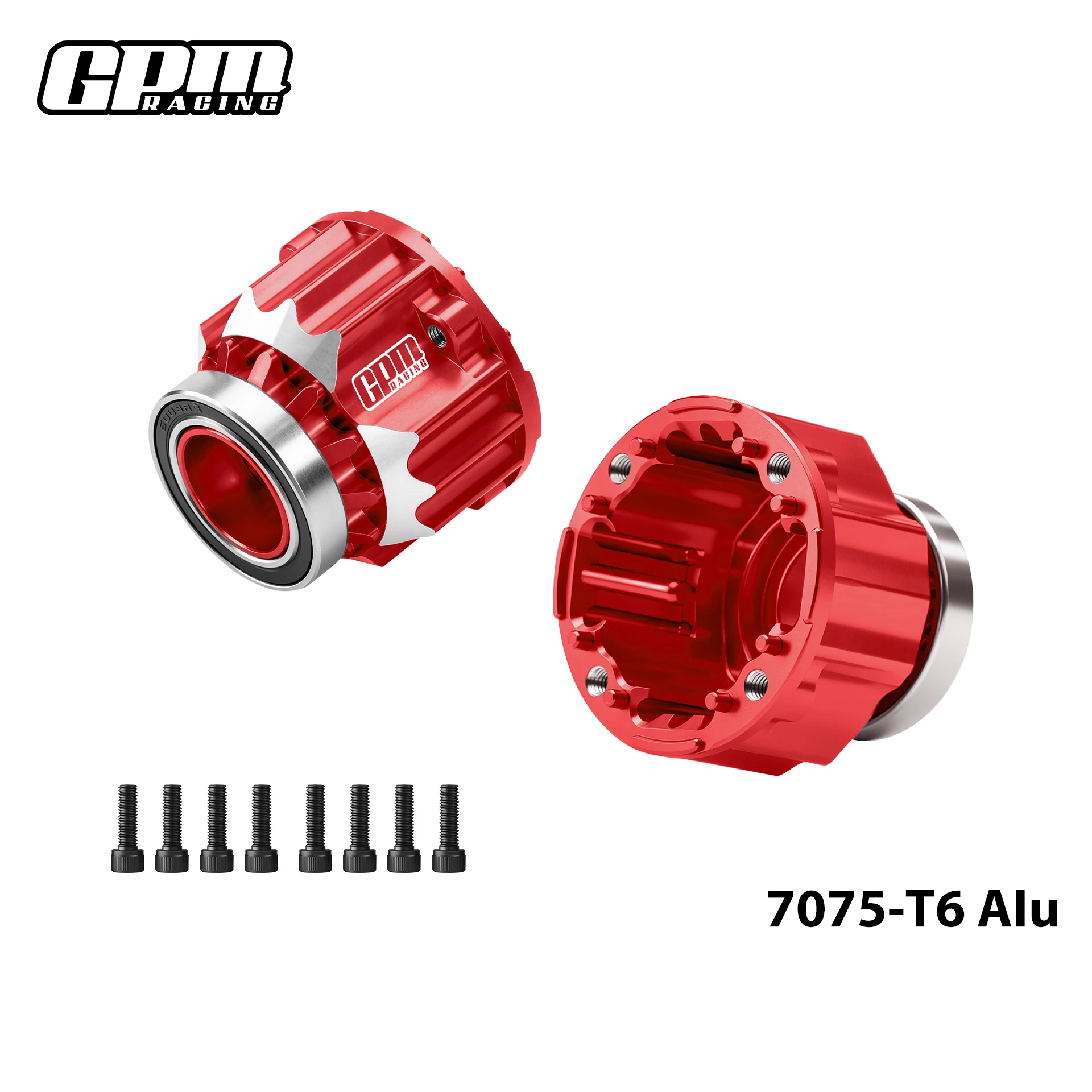 GPM Alloy 7075 Voor- / Achterdifferentieelhuis voor TRAXXAS 1/5 X-Maxx 6S/8S / X-Monster / XRT / Funco Pro 7781