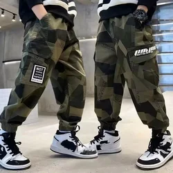 New Spring Autumn Boys Pants Kids Clothing Boys Camouflage Pants Cotton Kids Full Length Pants Children Trousers Military Pants