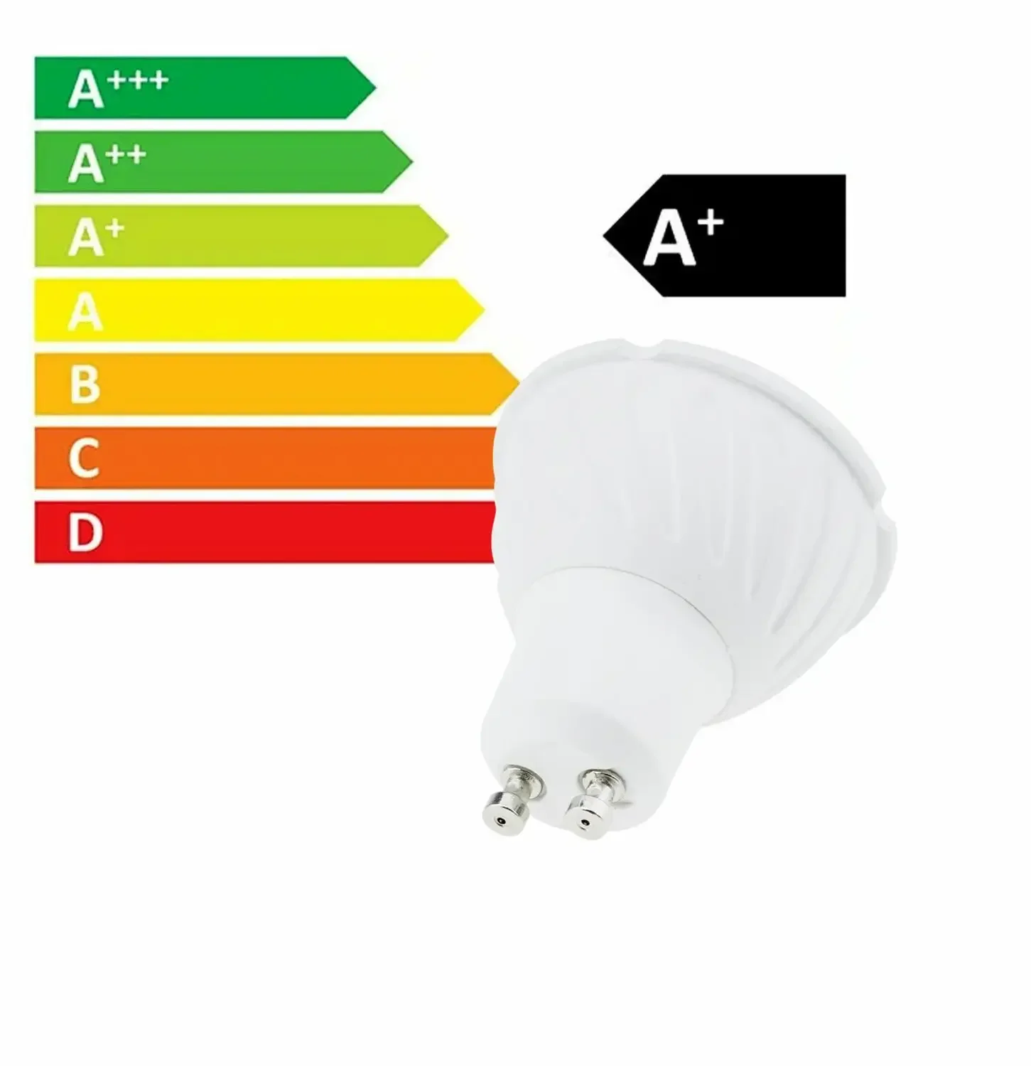 家庭およびオフィス用照明用ランプ,コールドホワイトLED電球,10x,gu10,mr16,7w,gu5.3,cob,AC90-260V