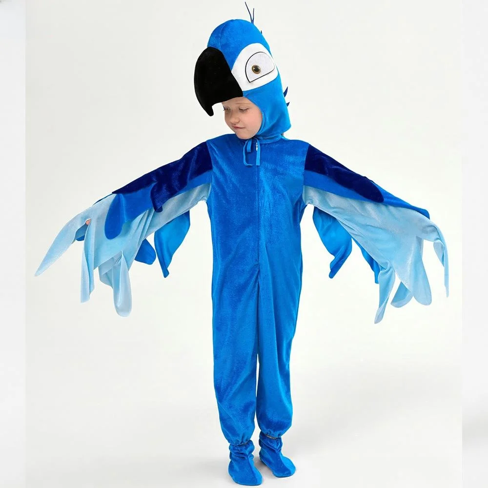 Kinderdag Halloween Animal Onesie Cartoon Danskostuum Rollengang Ezel Vogel Prestatie Outfit Six-One Festival