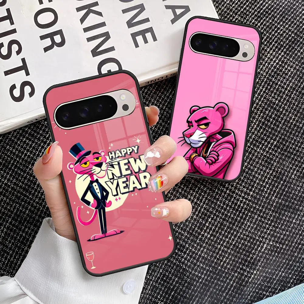 Красочный чехол для телефона Pink-k-panthers для Google Pixel 9 8Pro 9Pro Pixel7, противоударная задняя крышка для мобильного телефона Pixel 9 Pro