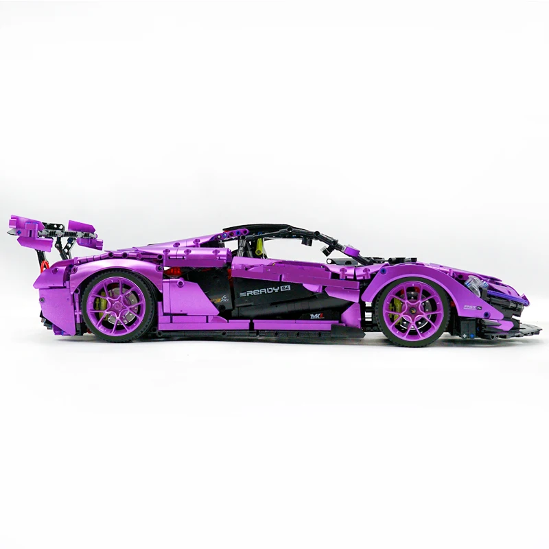 GULY 10617 Tecnico MOC P1 Super Auto Da Corsa Hypercar Modello Building Blocks Brick Puzzle Educativo Giocattolo FAI DA TE Regalo Di Natale Per Bambini