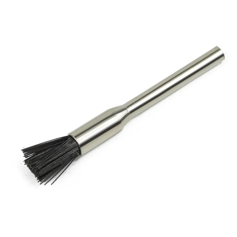 10pcs Rotary Tool Wire Wheel Brushes with Bristles for Metal Polishing Rust Removal Deburring and Oxide Layer Cleaning
