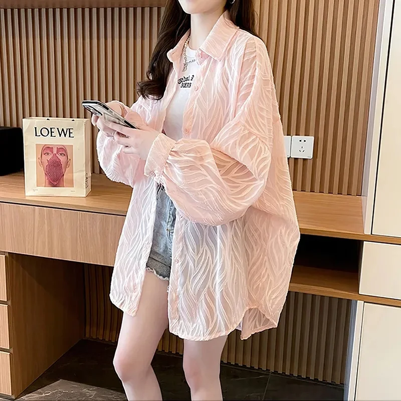 Jackets for Women Summer Design  Thin Long-sleeved Shirt Coat Women new Spring and Autumn Fashion Casual Wear Sunscreen Women