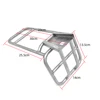 Super Leichte Titan legierung Front Rack fit für Brompton Fahrrad über 240g 5