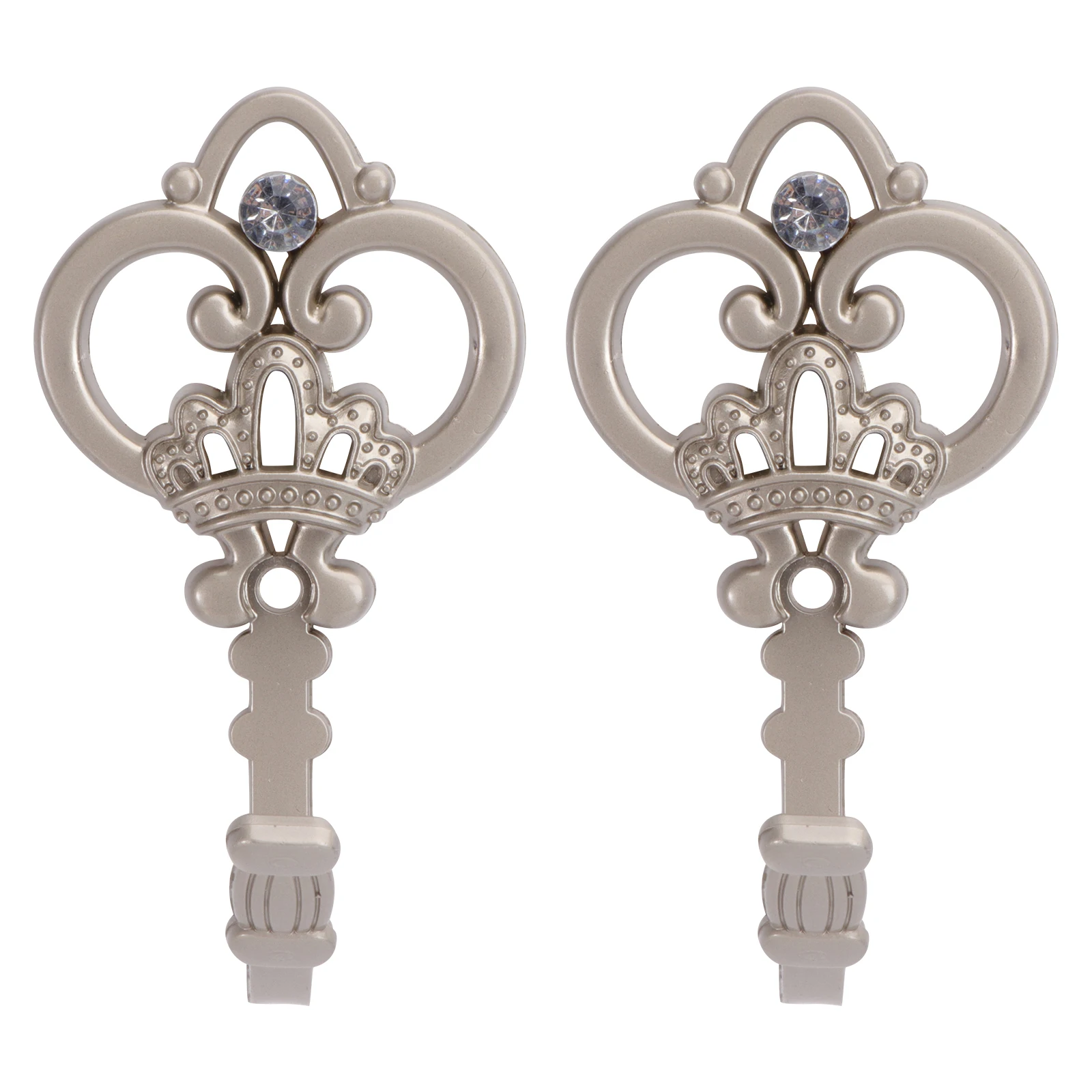 

Crown Wall Hooks Zinc Alloy Home Decor Simple European Style 4 Colors Easy Install Not Rust Fade Firm Elegant