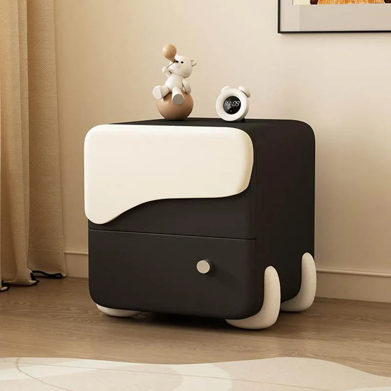 Glamour Korea Nightstand Nordic Cute Hidden Storage Trendy Nightstand Unique Simple Tables De Nuit Furniture For Bedroom