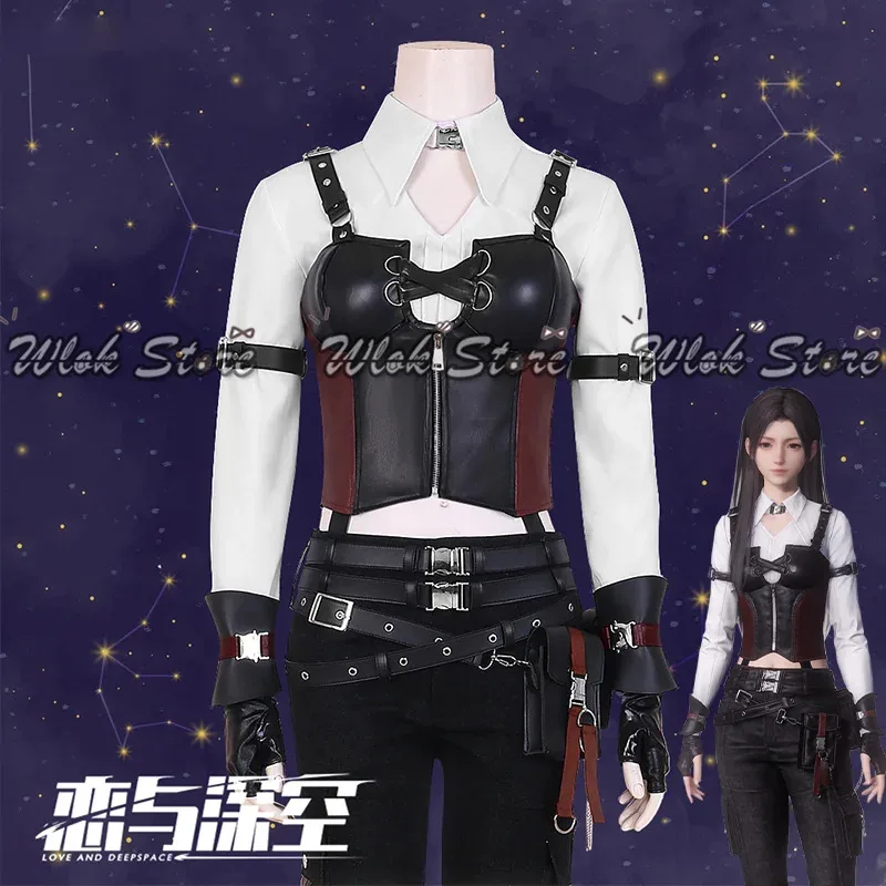 

Game Love And Deepspace Protagonist Cosplay Costume Protagonist Hunter Uniform Outfit For Hallowmas Carnival Role Play Women