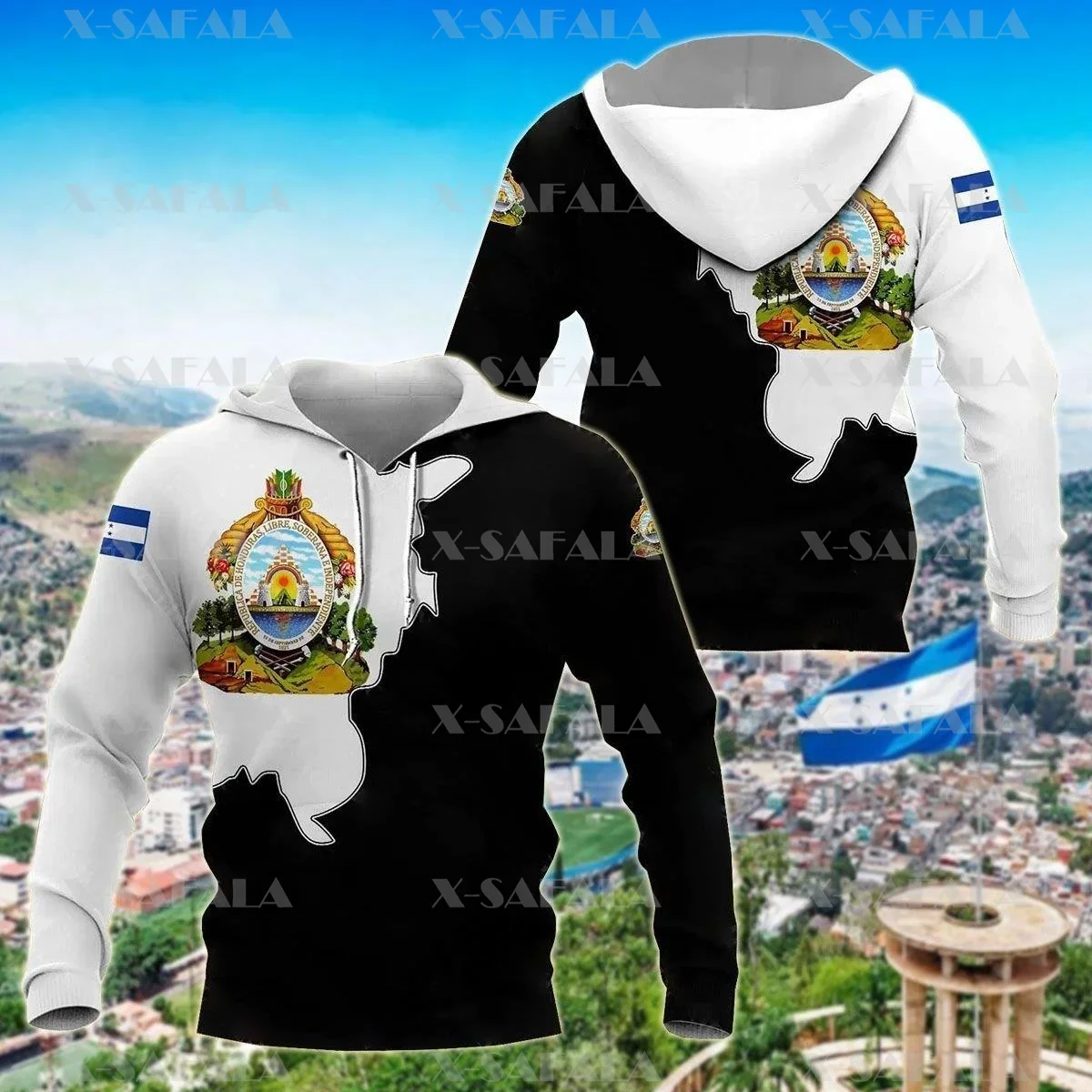 

HONDURAS PROUD WITH COAT OF ARMS 3D Printed Hoodie Spring Autumn Man Women Harajuku Outwear Hooded Pullover Tracksuits Casual-3