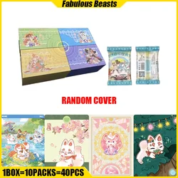 Hitcard VOL.2 Fabulous Beasts Cards Cute Anime Collection Cards Mistery Boxes Board Games Toys Birthday Gifts for Boys and Girls