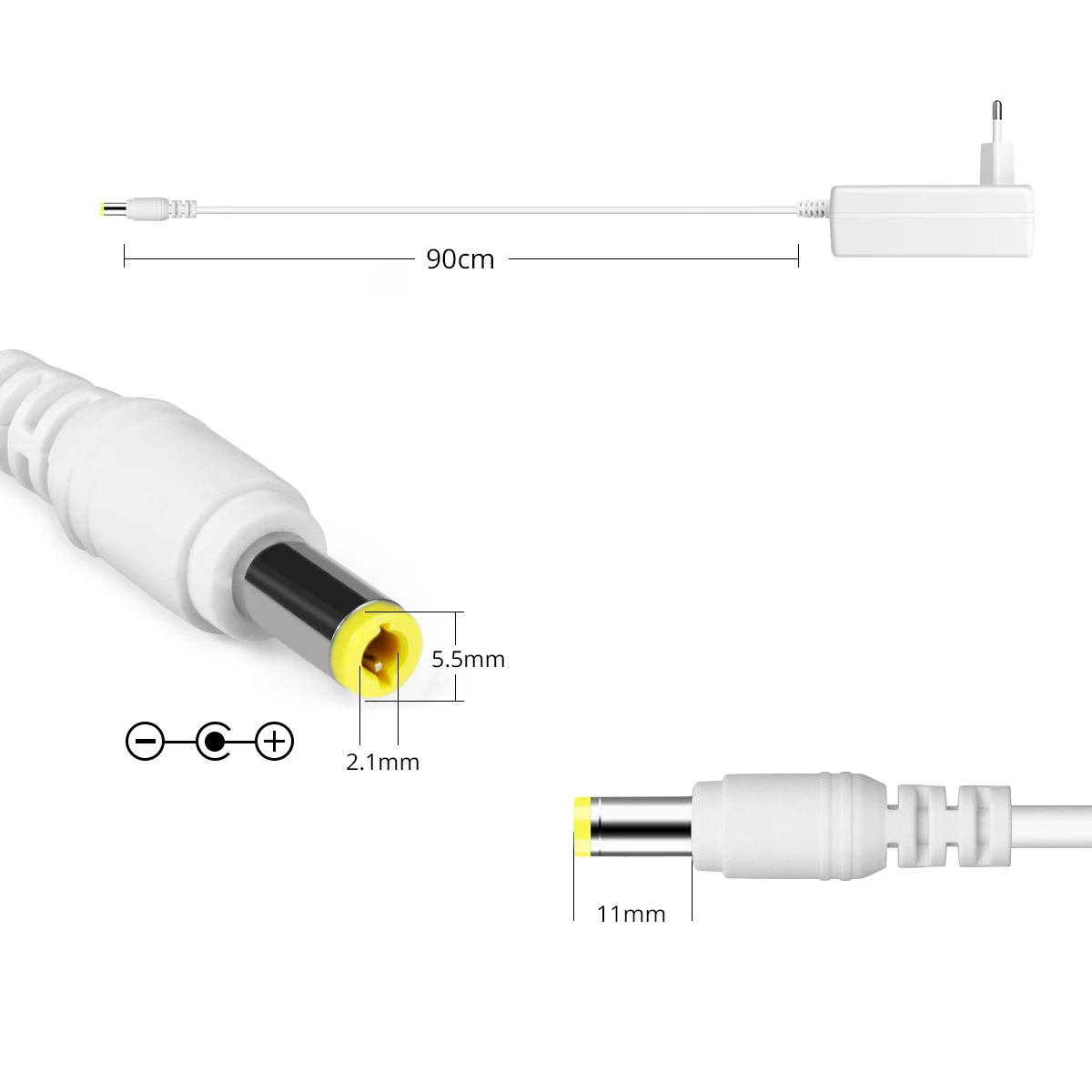 Przełącz zasilanie Adapter lampy AC 110V-220V do 12V 12V ue/US wtyczka 2A 3A zasilacz transformator oświetleniowy do sterownika LED Strip