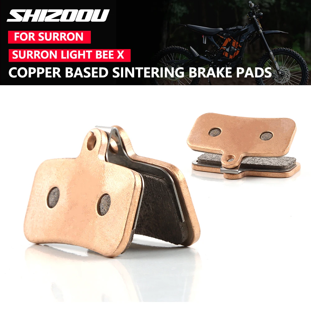 Für SurRon Light Bee Light Bee X Sur-Ron Kupferbasierte Vordere und Hintere Geräuscharme Bremsbeläge Elektrisches Dirt Bike Modifiziertes Zubehör