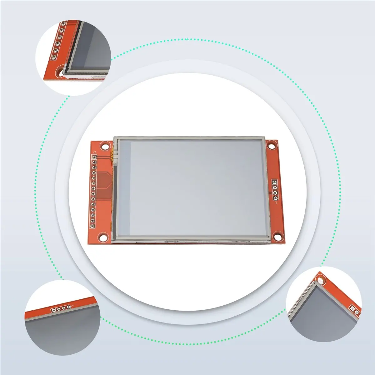 【a89z】-modulo-de-exibicao-lcd-tft-spi-de-28-polegadas-240x320-com-porta-serial-spi