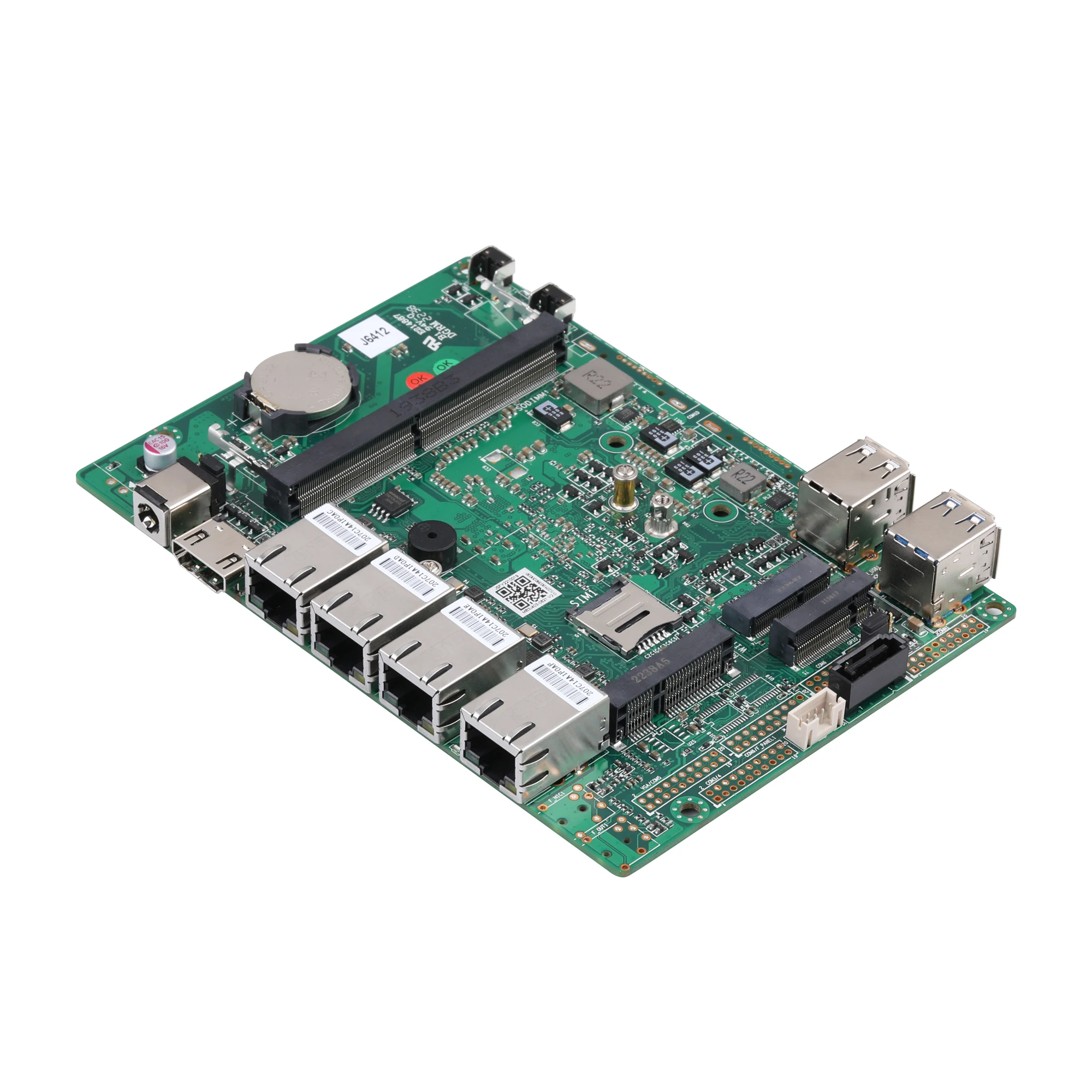 Imagem -05 - Qotom-mini Itx Motherboard com Adaptador de Alimentação Lan 7*24 Horas Mb3j4030821