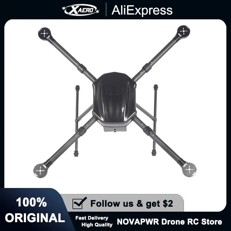 

Xpower F40 Drone Frame 650mm Wheelbase 3K Carbon Fiber 5kg Payload Capacity IP55 Rated for Surveying/Inspection/Firefighting UAV