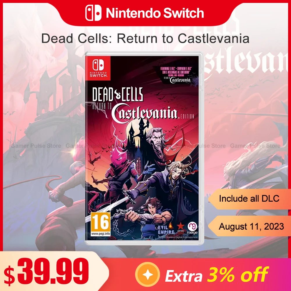 Dead Cells Return to Castlevania Nintendo Switch Game Deals 100% Original Physical Game Card Adventure Genre for Switch OLED