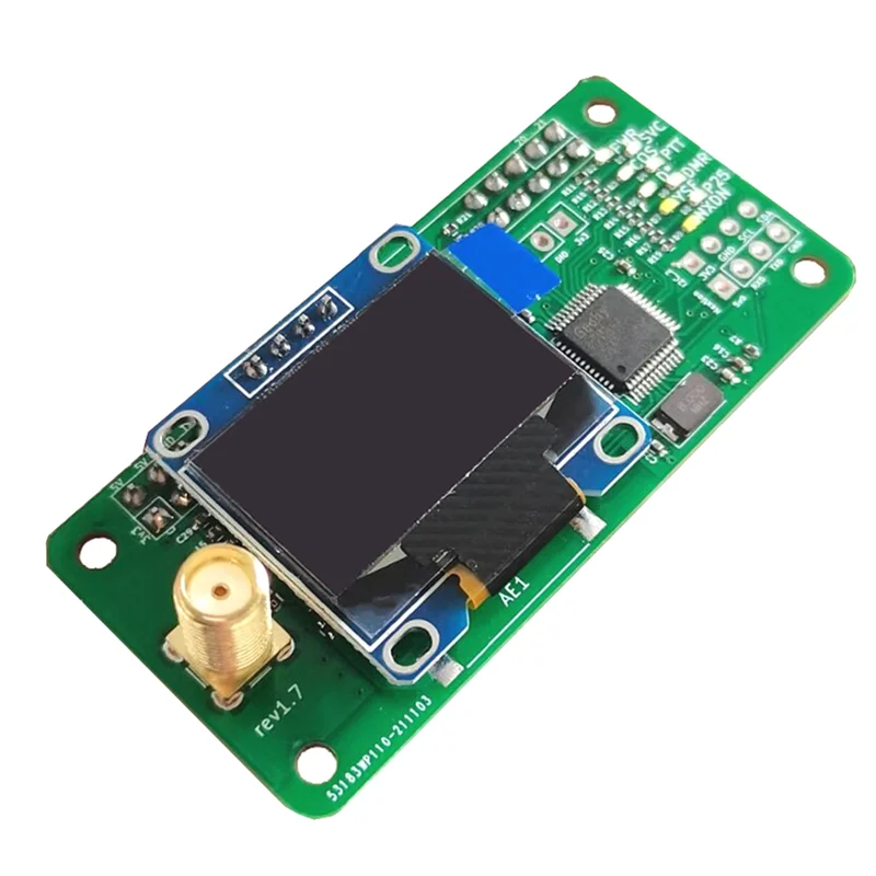 لوحة نقطة اتصال MMDVM إصدار ELEC-1.7 مع هوائي يدعم P25 DMR YSF VHF UHF لـ Raspberry Pi