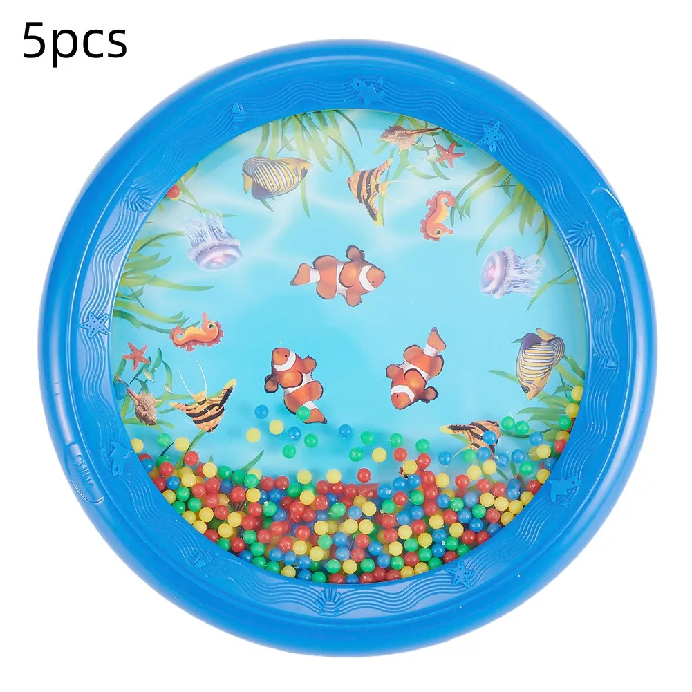 مريحة صديقة للبيئة حبة طبل حبة طبل حبة طبل حجم مريح صديقة للبيئة الخرز البلاستيكي الملونة حبة طبل #5