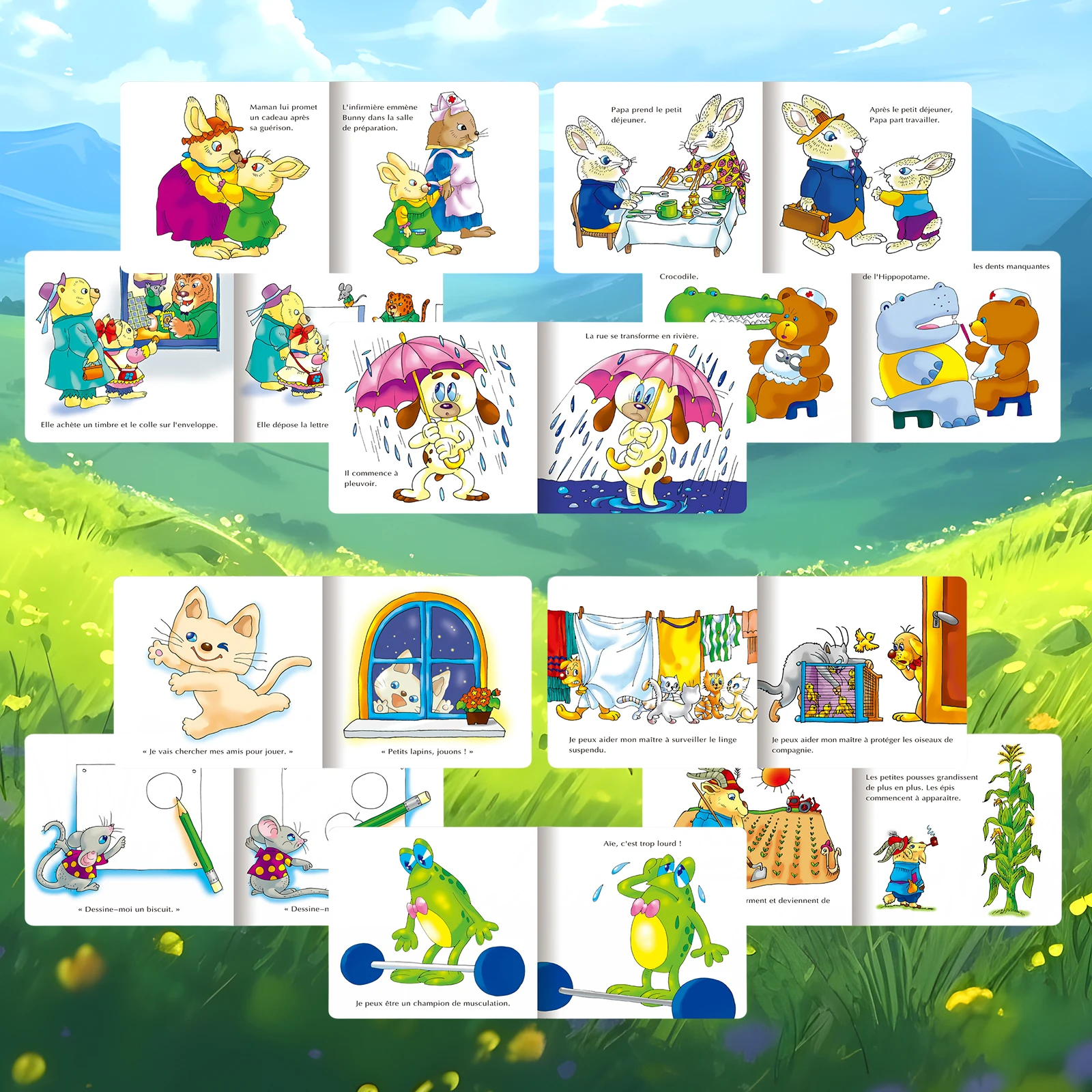 كتب الحكايات الخيالية الفرنسية للأطفال - قصص ساحرة لمرحى مسامير الأطفال الصغار #4