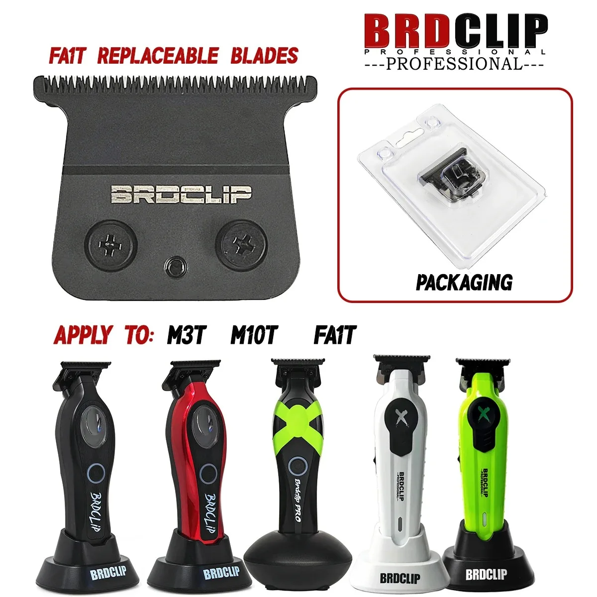 VGR V003 Original DLC FADE Blade V640 V270 Hair Clipper Blade Trimmer Replacement Cutter Head Professional Barber Accessories