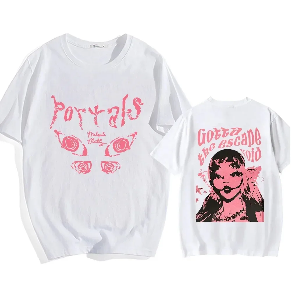 Melanie Martinez Portals Tour Men Clothing Spring and Summer T-shirt Retro Anime Printed Tees Couples Tops Streetwear Aesthetic