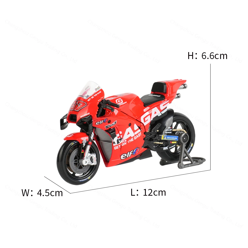 Maisto 1:18 2023 GP Racing GASGAS Factory Racing Tech3 Die Cast Vehicles Collectible Motorcycle Model Toys