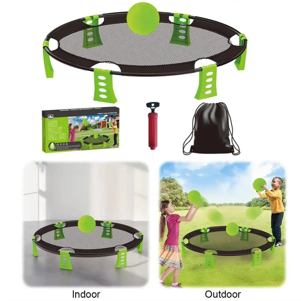 With Carry Bag Volleyball Battle Game 2 Balls Foldable Inflatable Volleyball Game Portable Inflatable Multiplayer Volleyball