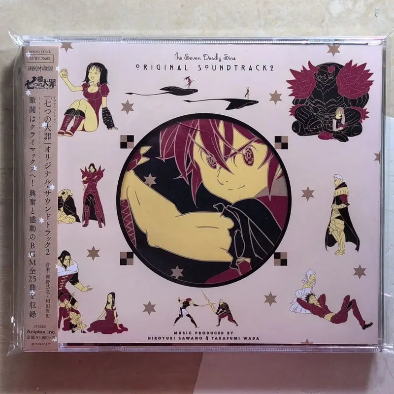 

Anime The Seven Deadly Sins Hiroyuki SAWANO Music CD Greatest Hits OST Album Music Record Cosplay Walkman Car Soundtracks Box