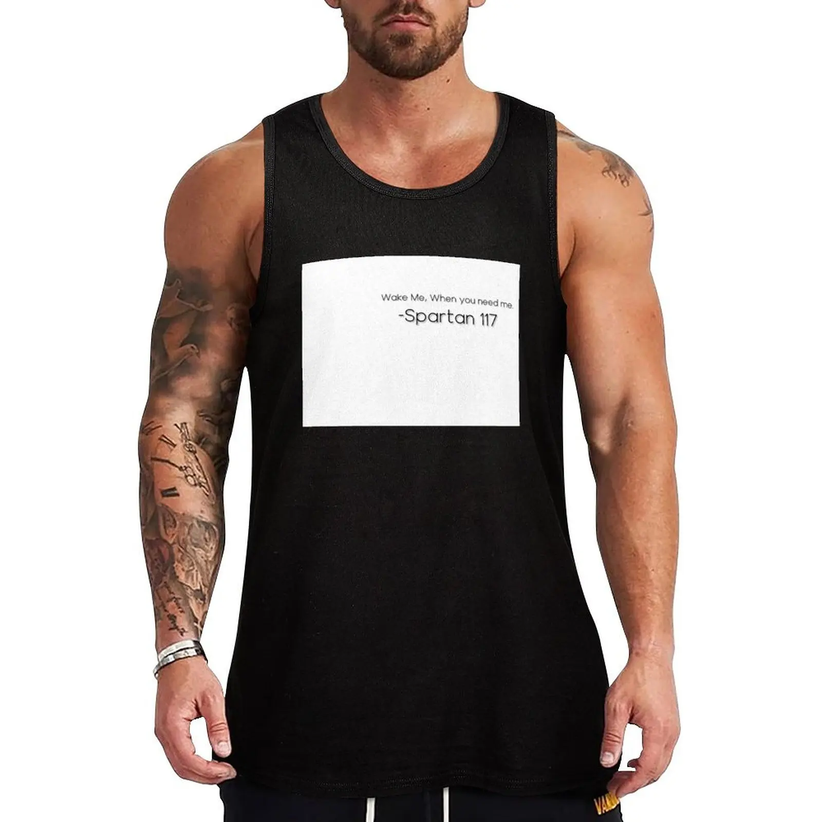 

Wake me, When you Need me. Tank Top bodybuilding men t shirts