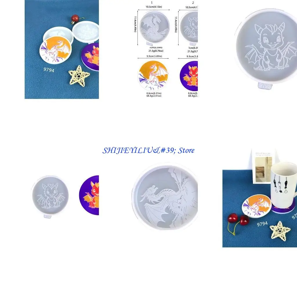 

E21f Cust Cuaster Cuaster Silicone Flom. Универсальная смола эпоксидная чашка коврик