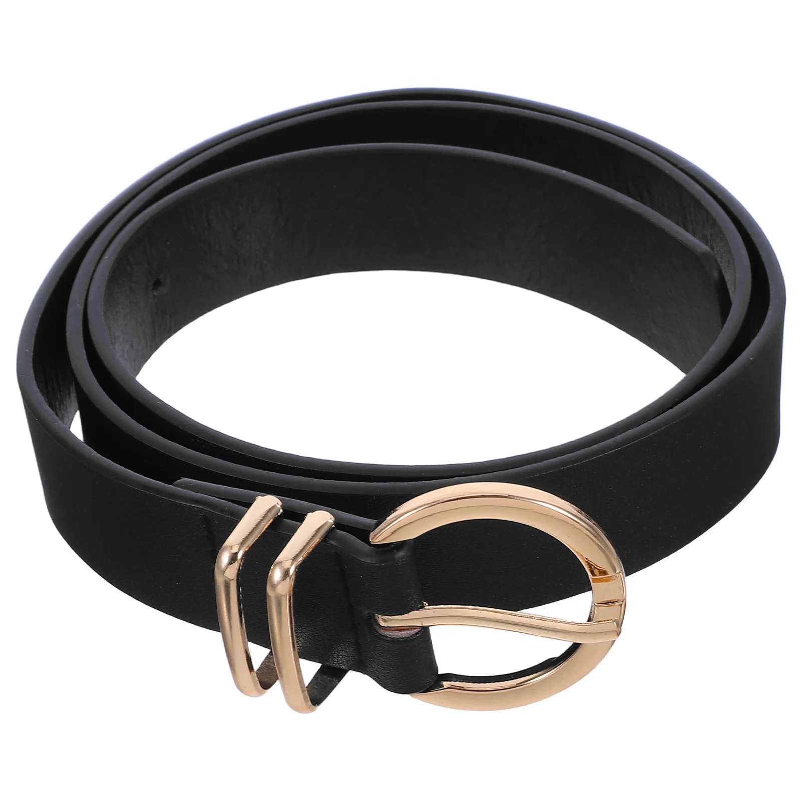 

Pu Ladies Jeans Belts Fashionable O-Ring Buckle Waist Belts For Teen School Uniforms Casual Dressy Outfits Faux