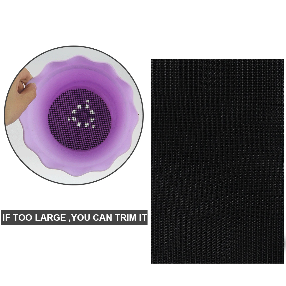 

5 Pcs Leakproof Mats for Flower Pot Drainage Holes Reusable PE Material Ventilated Mesh Pad Plant Saucer Grid
