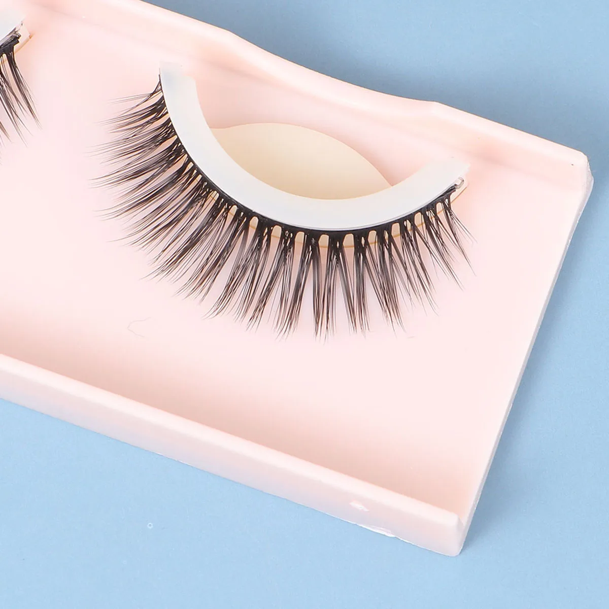 

Self Adhesive False Eyelashes Stick Pre Glued Clusters Fake Strips for Extension Luxury