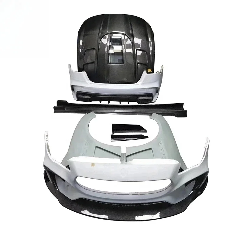 High Quality Sport Facelift Body Kit, Front & Rear Bumper And Carbon Hood, Automotive Exterior Tuning Parts