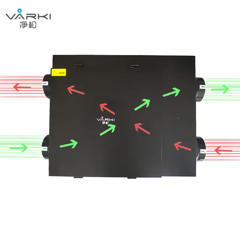 High-efficiency Energy Recovery Ventilator Ceiling Duct ERV Ventilation HVAC System Home Air Circulation for Real Estate Project
