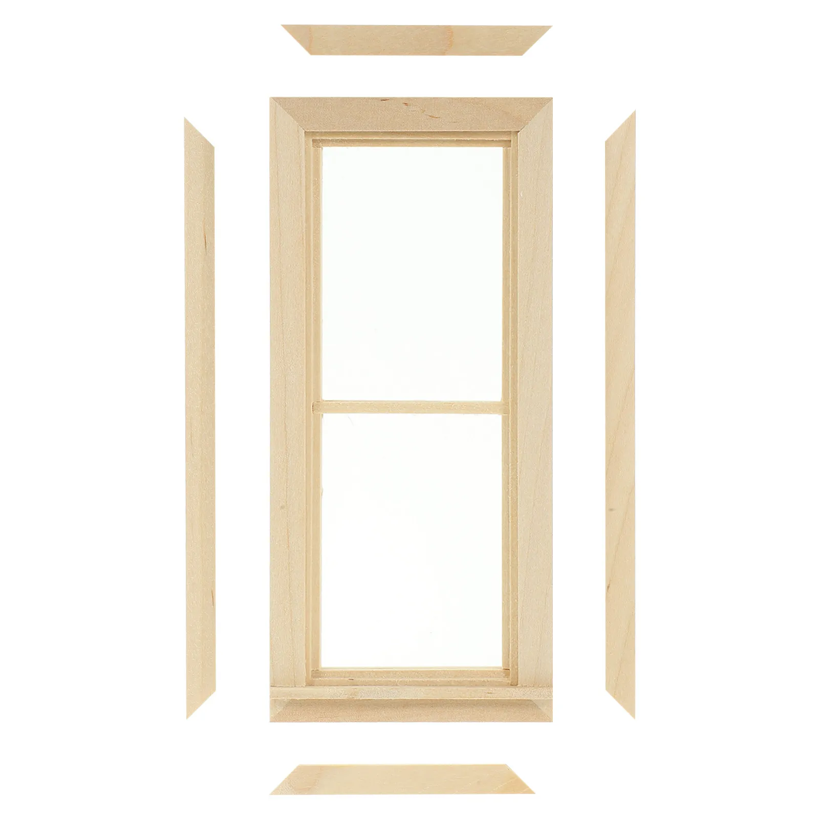 

Деревянное оконное украшение в виде мини-домика, креативный деревянный декор для окон, аксессуар для миниатюрных домиков, миниатюрные предметы