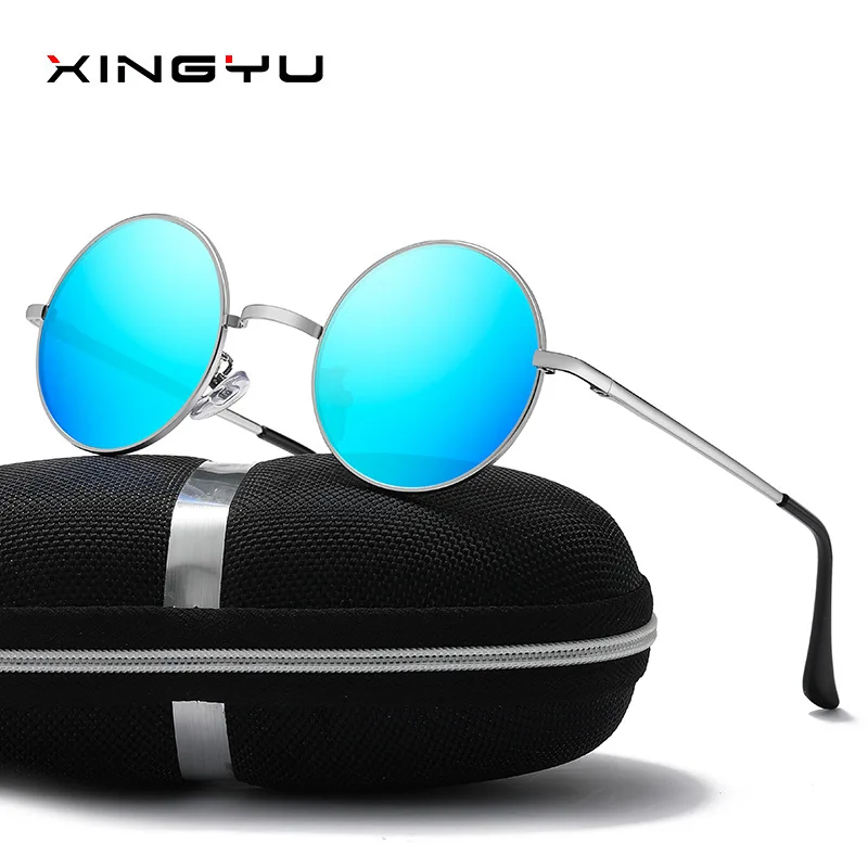 New Men's Polarized Round Sunglasses Retro Glasses Series Prince Mirror Fishing Glasses XY426 Sunglasses