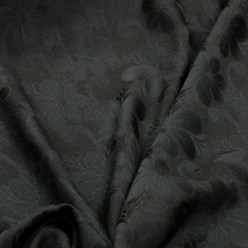 

Floral perforated flower rose-scented gauze silk fabric new Chinese-style national style