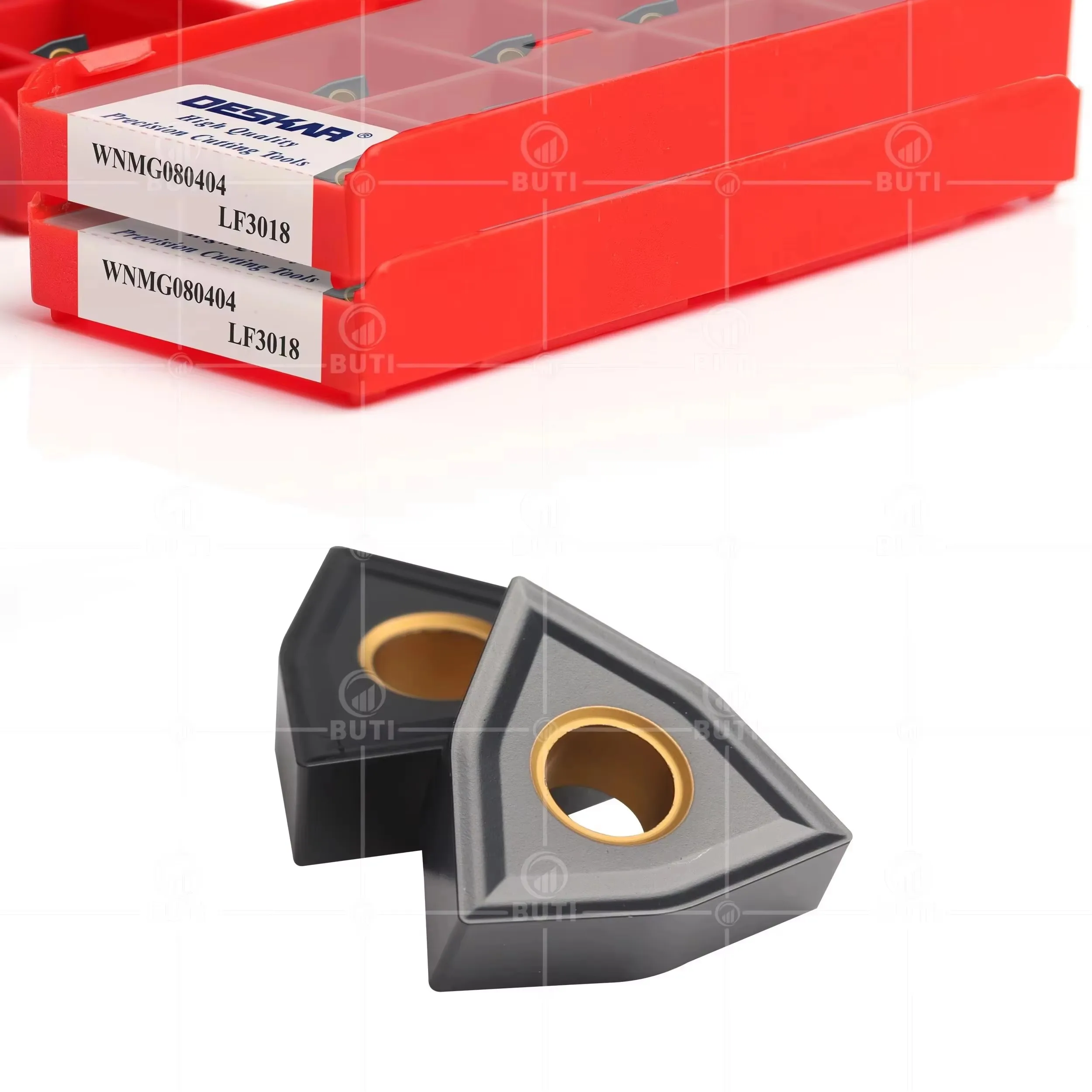 DESKAR 100% الأصلي WNMG080404 WNMG080408 WNMG080412 LF3018 مخرطة CNC الخارجي التعميم قطع تحول أداة معالجة الحديد الزهر