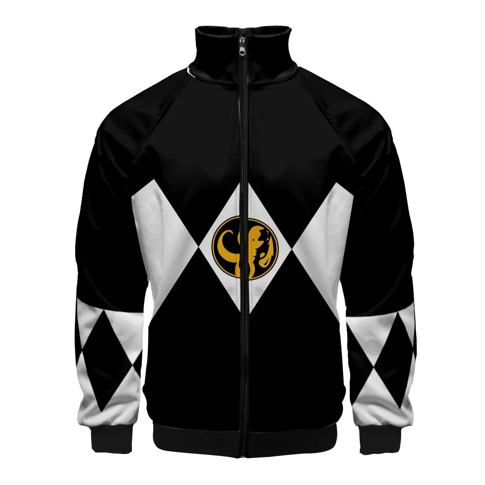 Mighty Morphin 3D Digital Printing Jacket Mens Long Sleeve Hoodie Sweatshirt Men Fashion Streetwear Hoody Hip Hop Tracksuits