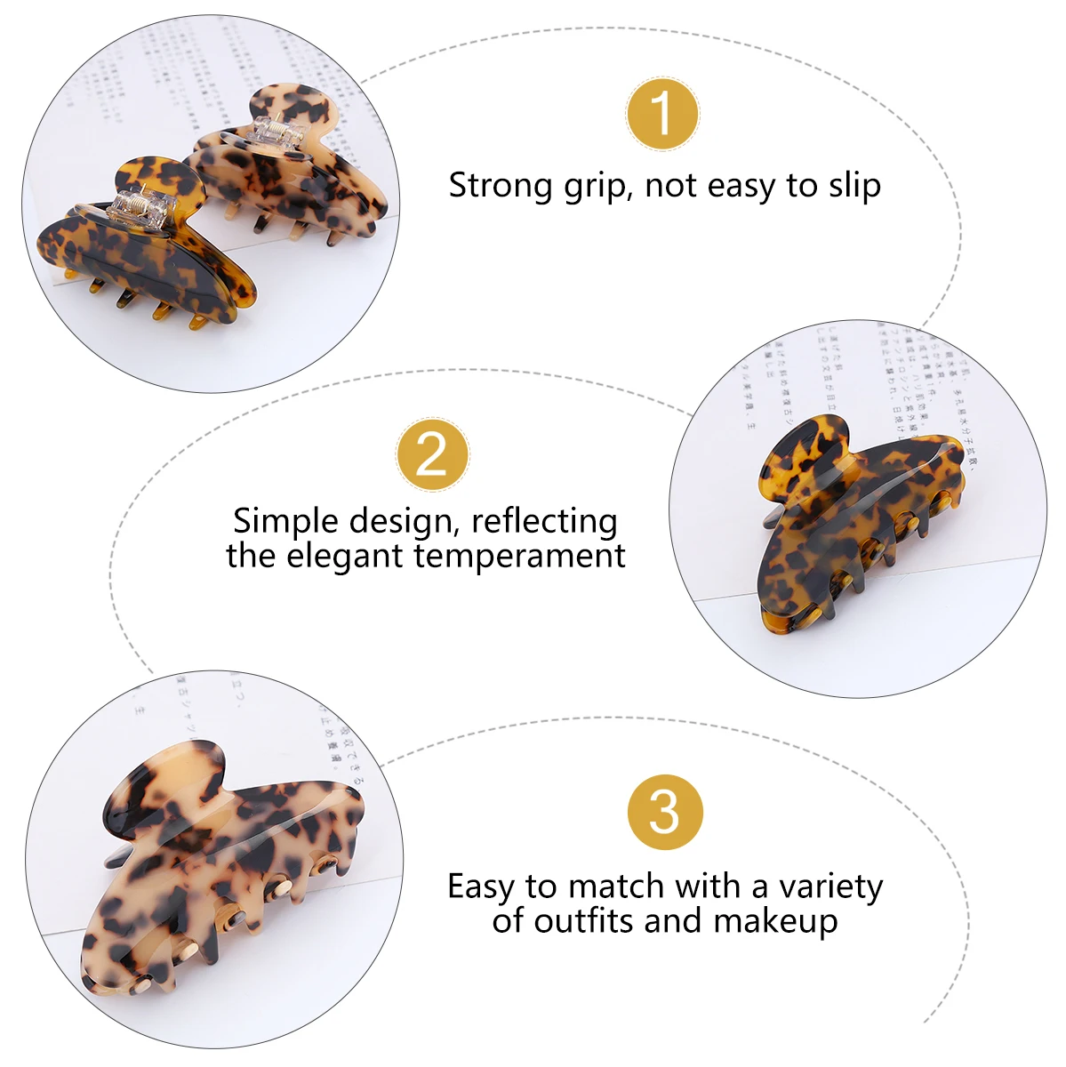 

Retro Claw Women Jaw Clips Clasp Suitable Hair Clasp Ornament All Styles Occasions Women Hair Claw Clamp Jaw
