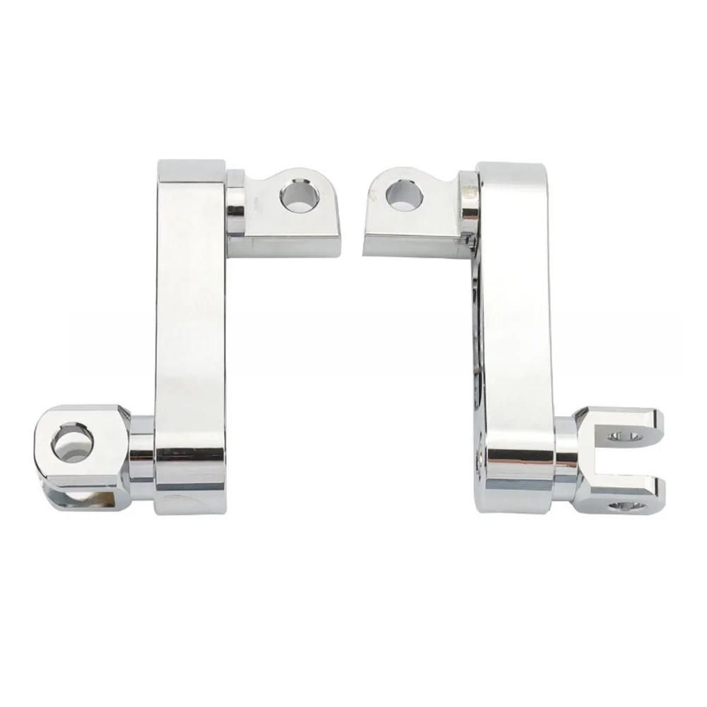 Adjustable Passenger Footpeg Mount Kit For Select Motorcycle Models With Male Mount Style Supports And 360 Degree Rotation