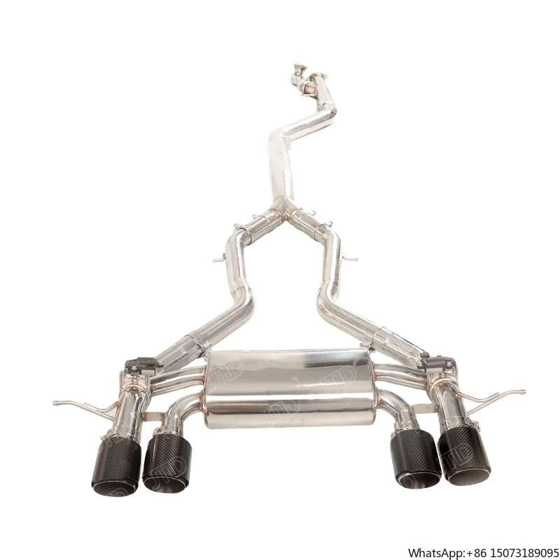 

304 Stainless Steel High Quality Exhaust System Single Mild Pipe Valvetronic Exhaust for M2 G87