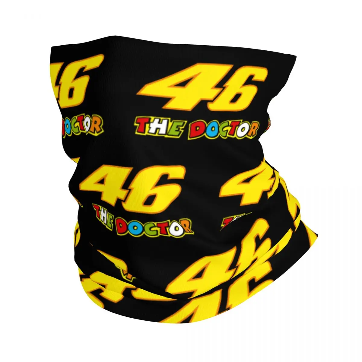 Motorsports Rossied Motorcycle 46 Balaclavas Neck Gaiter Cooling for Outdoor Activities Motorcycle Riding Bandana Face Scarf