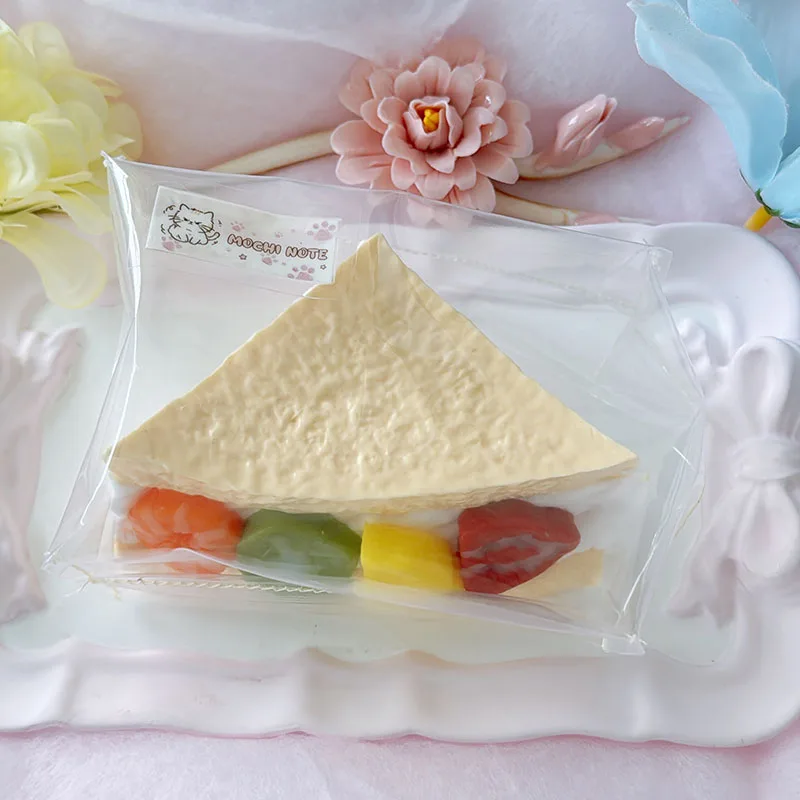 Food Grade Realistic Breakfast Pastry Squishy Squeeze Toy Slow Rebound Stress Release Fidget Toy Sensory Toy For Children