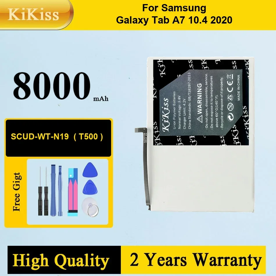 

New SCUD-WT-N19 7040mAh Replacement Battery for Samsung Galaxy Tab A7 T505C T500 Tablet Bateria Batteries + Track Number