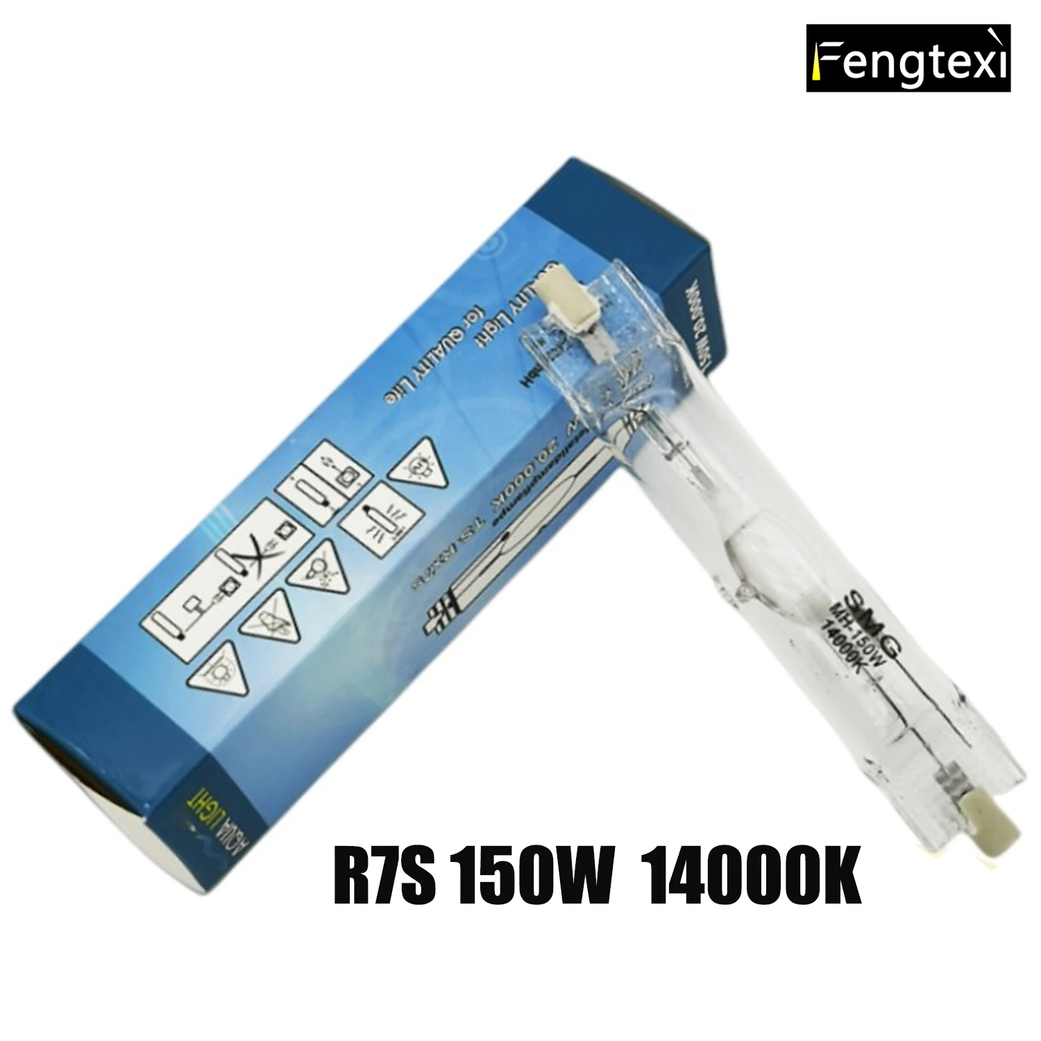 Aquarium Metal Halide Lamp R7S Metal Halide Bulb 150W 14000K 136MM Marine Aquarium Light