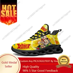 Asterix Adventure Obelix Flats Sneakers Men Women Teenager Sports Running Shoes High Quality Anime Custom Lace Up Mesh Footwear